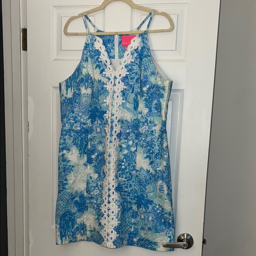 Lilly Pulitzer Pearl Shift Dress, Size 16